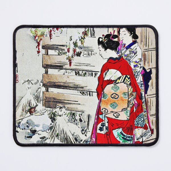 Item preview, Snowy Garden (1887-1896) print in high resolution by Ogata Gekko. designed and sold by RyanCaudell.