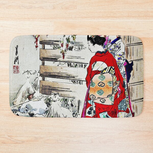 Item preview, Snowy Garden (1887-1896) print in high resolution by Ogata Gekko. designed and sold by RyanCaudell.