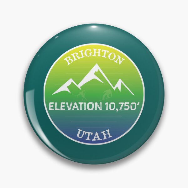 Item preview, Brighton Utah Mountain Ski  Decal Moab Ski Area Snowboard    designed and sold by PrintedMarket99.