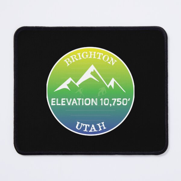 Item preview, Brighton Utah Mountain Ski Decal Moab Ski Area Snowboard designed and sold by PrintedMarket99.