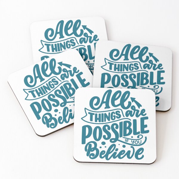Item preview, All things are possible if you believe! designed and sold by fouzy.