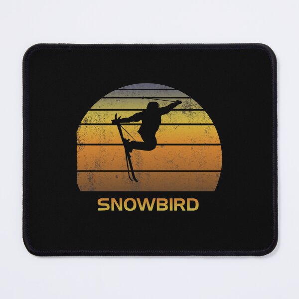 Item preview, Retro Snowbird Ski Fan Skier Gift Skiing Sunset Vintage Sunrise designed and sold by PrintedMarket99.