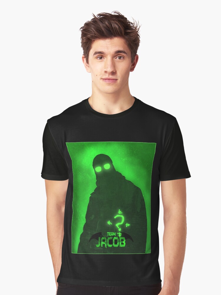 Kom langs om het te weten Woud Vermelden Team Jacob Actually" T-shirt for Sale by Leechteas | Redbubble | the batman  graphic t-shirts - batman graphic t-shirts - the riddler graphic t-shirts