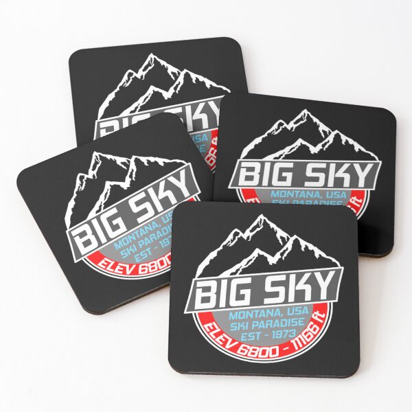 Item preview, Ski Park Big Sky Montana USA Skiing Paradise   designed and sold by PrintedMarket99.