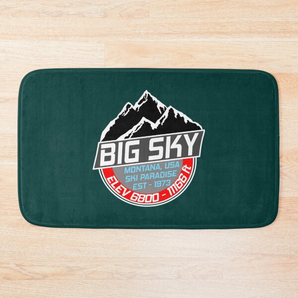 Item preview, Ski Park Big Sky Montana USA Skiing Paradise   designed and sold by PrintedMarket99.
