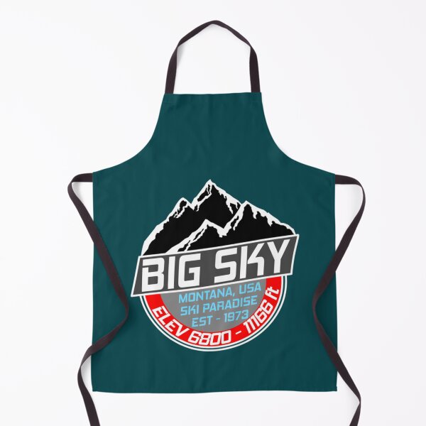 Item preview, Ski Park Big Sky Montana USA Skiing Paradise   designed and sold by PrintedMarket99.
