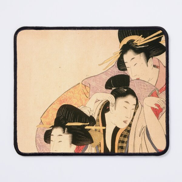 Item preview, Kitagawa UtamaroI Two Geishas and a Tipsy Client designed and sold by Barrart Studio.