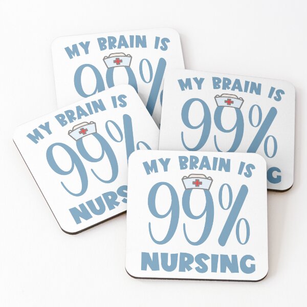 Item preview, My Brain is 99% Nursing designed and sold by koonam.