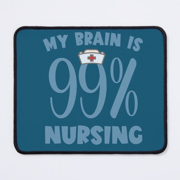 Item preview, My Brain is 99% Nursing designed and sold by koonam.