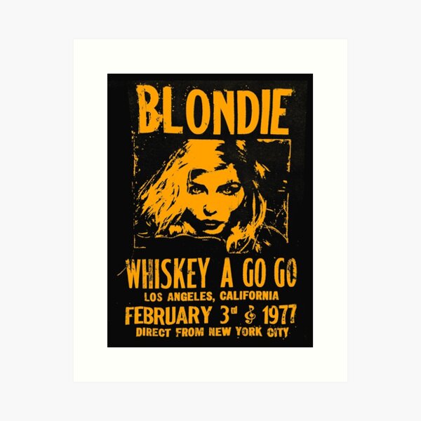 Retro Blondie Art Print
