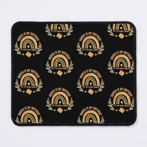 Item preview, Funny March Is My Birthday Yes The Whole Month,Funny March Birthday Gift,Gold Sunset Design designed and sold by pedrored369.