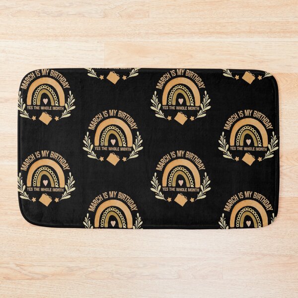 Item preview, Funny March Is My Birthday Yes The Whole Month,Funny March Birthday Gift,Gold Sunset Design designed and sold by pedrored369.
