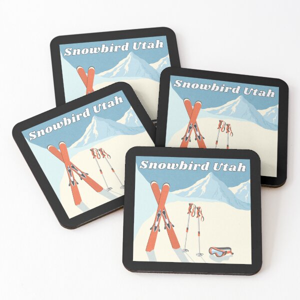 Item preview, Snowbird Ski Resort Utah - Skis, Poles and Goggles Edition   designed and sold by PrintedMarket99.