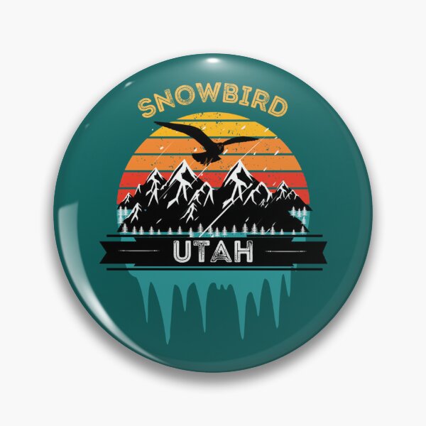 Item preview, Snowbird Ski Resort Vintage Sunset   designed and sold by PrintedMarket99.