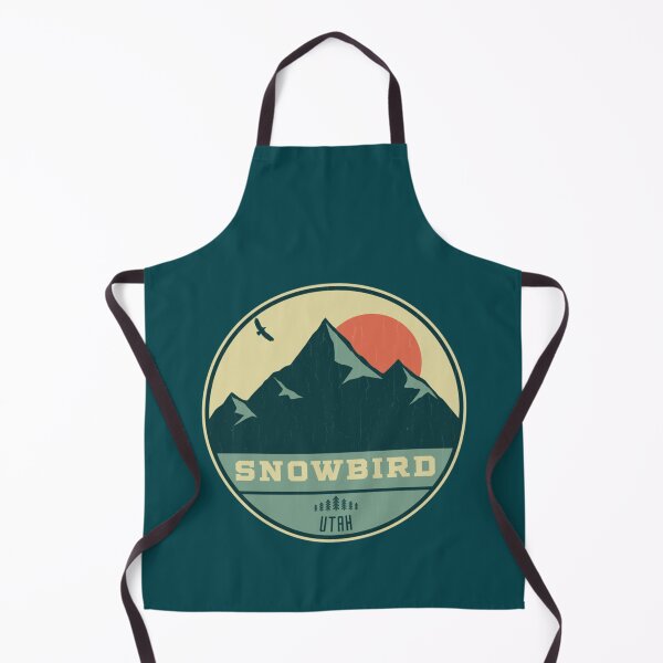 Item preview, Snowbird Utah Retro Mountain Badge   designed and sold by PrintedMarket99.