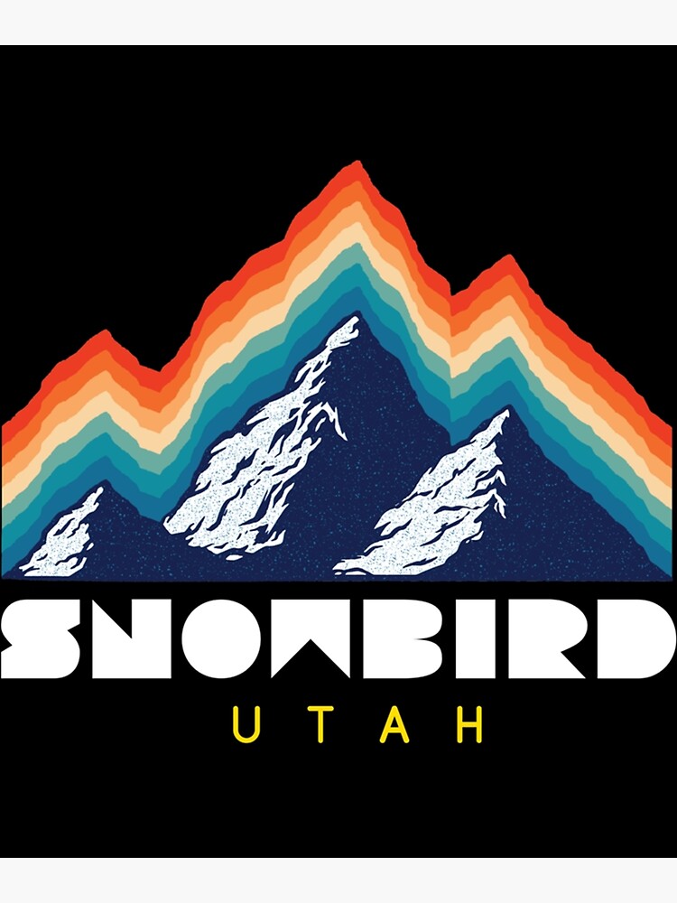Disover Snowbird, Utah - Retro Ski Premium Matte Vertical Poster