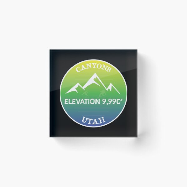 Item preview, The Canyons Ski Resort Mountain Utah  Decal Moab Ski Area Snowboard    designed and sold by PrintedMarket99.