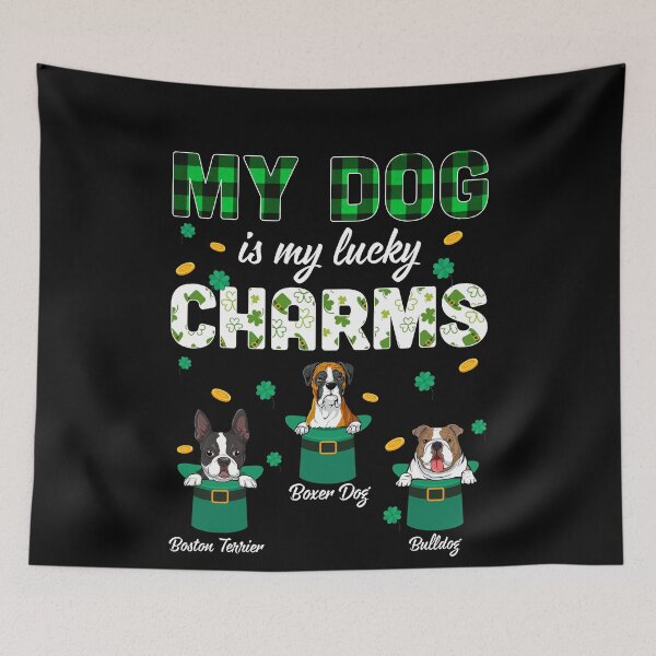 Item preview, Happy St. Dog Tricks Day Funny Shamrock Leprechaun Dog Lover  designed and sold by JeffPriapiStore.