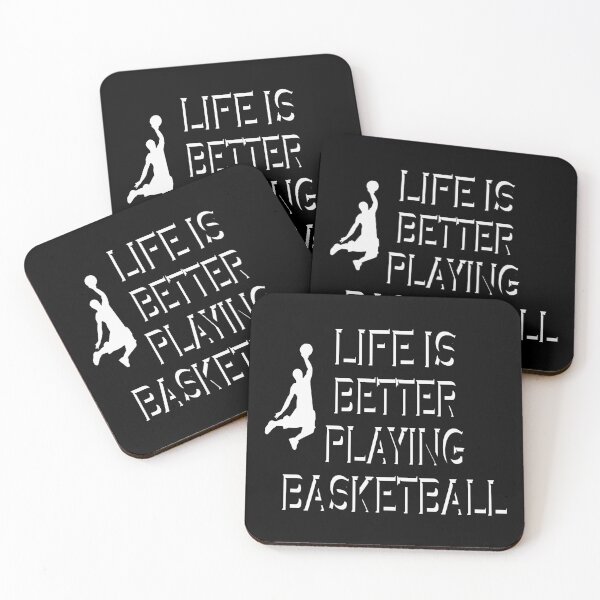 Item preview, Life is better playing basketball designed and sold by NFGDesigns.