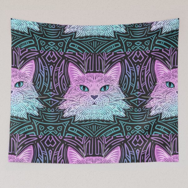 Item preview, Neon Cat Lumina designed and sold by jastinamor.