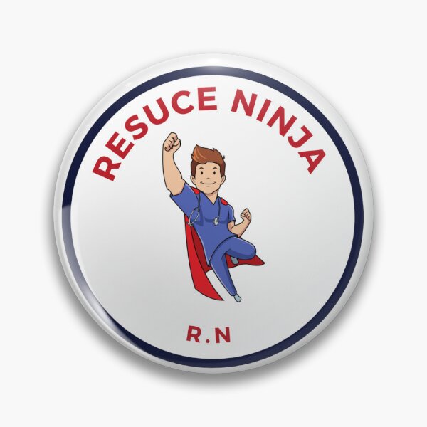 Item preview, Recue Ninja, and Registered nurse  designed and sold by dollymademe.