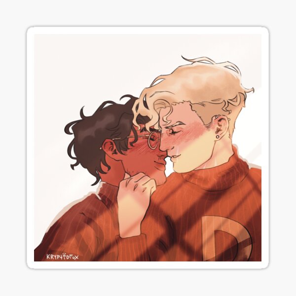 red jumpers Sticker