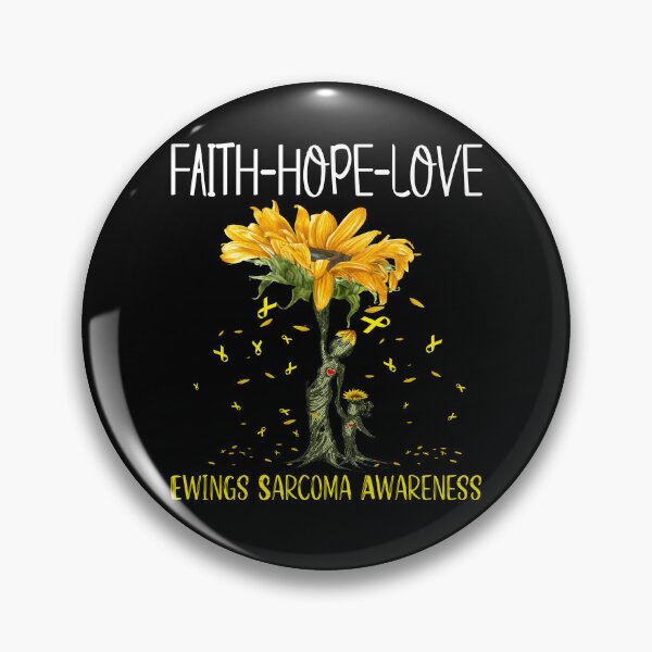 Item preview, Ewings Sarcoma Awareness - Sunflower Faith Hope Love designed and sold by Hilten.