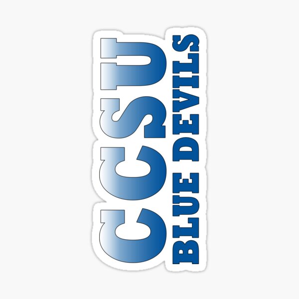 Amazon.com: Central Connecticut State University CCSU Blue Devils Vinyl  Decal Laptop Water Bottle Car Scrapbook Sticker (IND 003) : Sports &  Outdoors