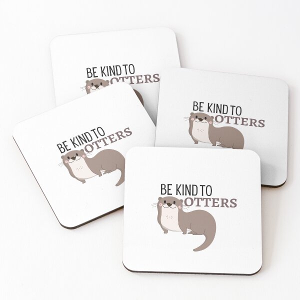 Item preview, BE KIND TO OTTERS - FUNNY ANIMAL PUNS designed and sold by sorryimbusy.