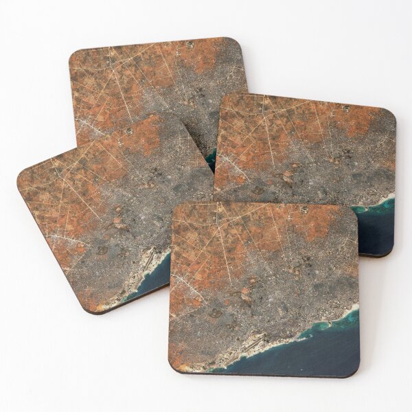 Item preview, Mogadishu, Somalia Map designed and sold by VintageSomalia.