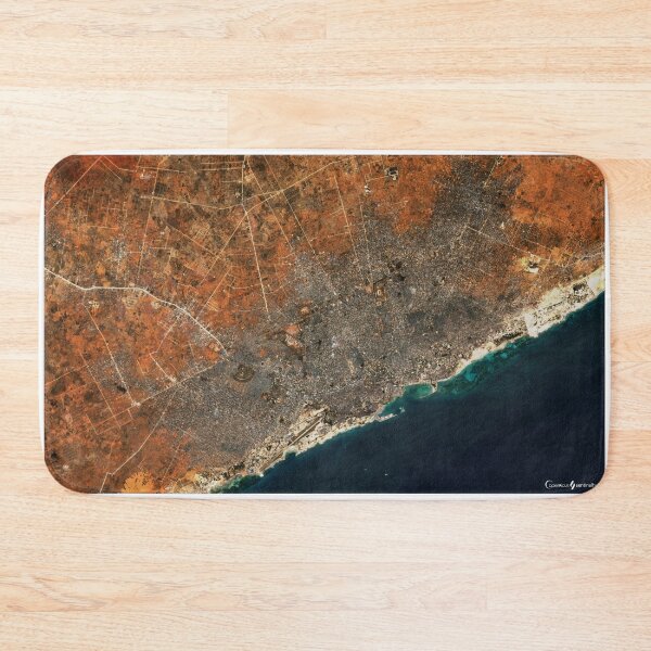 Item preview, Mogadishu, Somalia Map designed and sold by VintageSomalia.