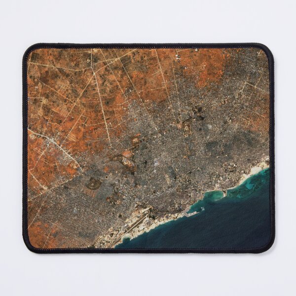 Item preview, Mogadishu, Somalia Map designed and sold by VintageSomalia.