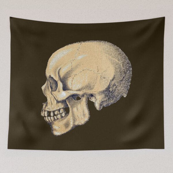 Item preview, Stylized Skull in Profile designed and sold by MathenaArt.