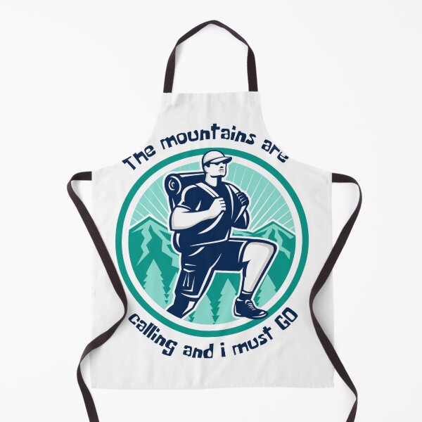 Item preview, The Mountains Are Calling And I Must Go, Happiness Is A Day Spent Hiking designed and sold by Ildar012.