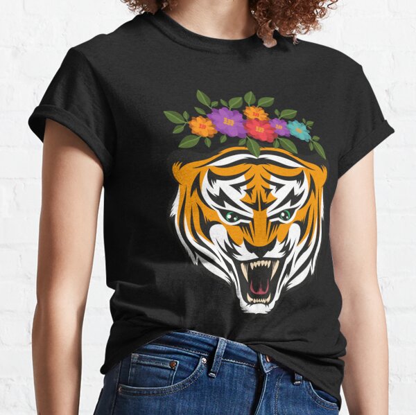 tiger rose t shirt