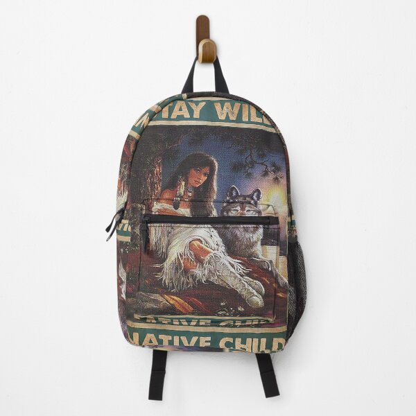 Item preview, native american woman Stay wild native child designed and sold by KravecUziel.