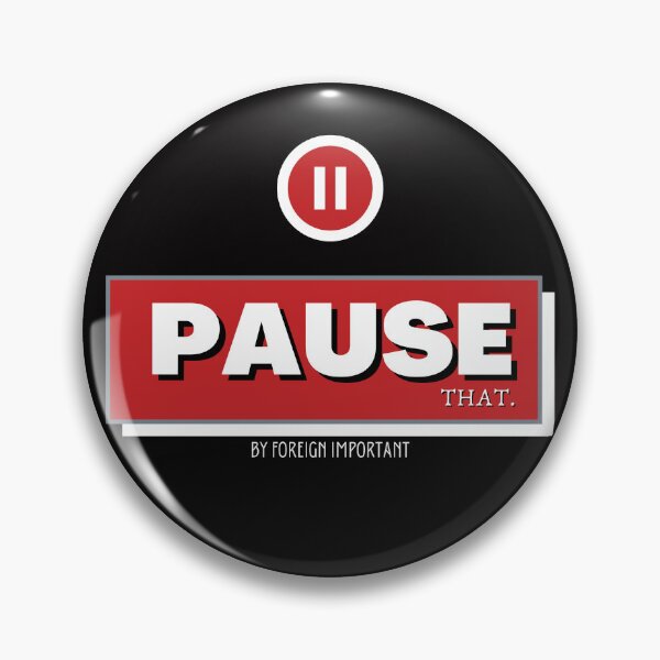 Item preview, PAUSE RED  designed and sold by PAUSETHAT.