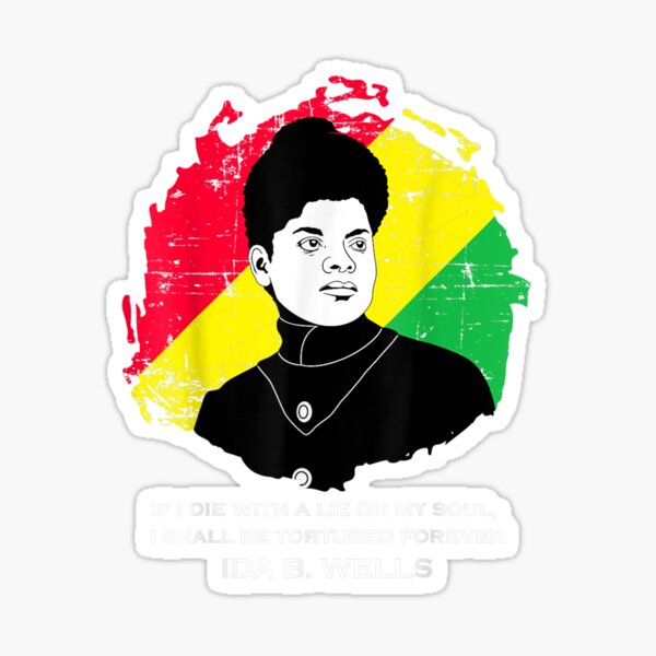 Vista previa del artículo con la obra «Acuéstate en mi alma Cita de la historia negra Ida B Wells», diseñado y vendido por 77tara.