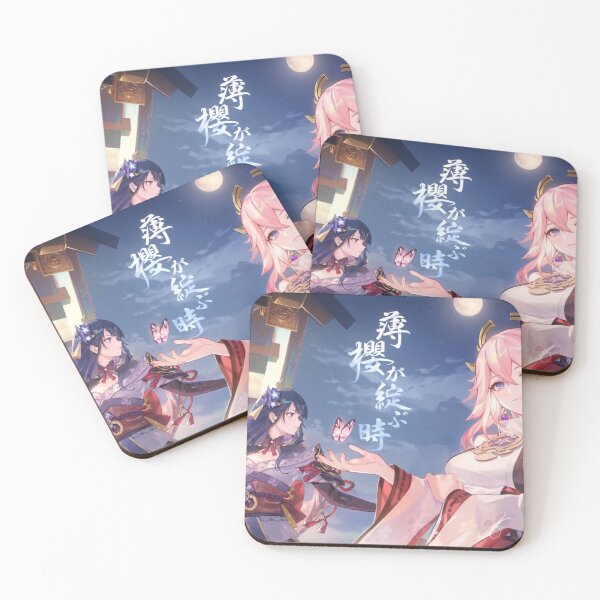 Item preview, Cuando la Sakura florece - Yae Miko & Ei Póster designed and sold by welovers.