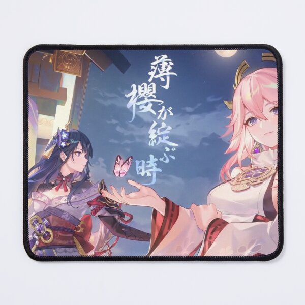Item preview, When The Sakura Blooms - Yae Miko & Ei Poster designed and sold by welovers.