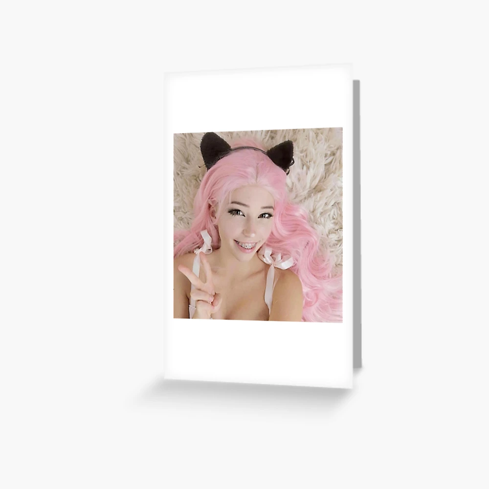 Belle Delphine. Greeting Card for Sale by joe2