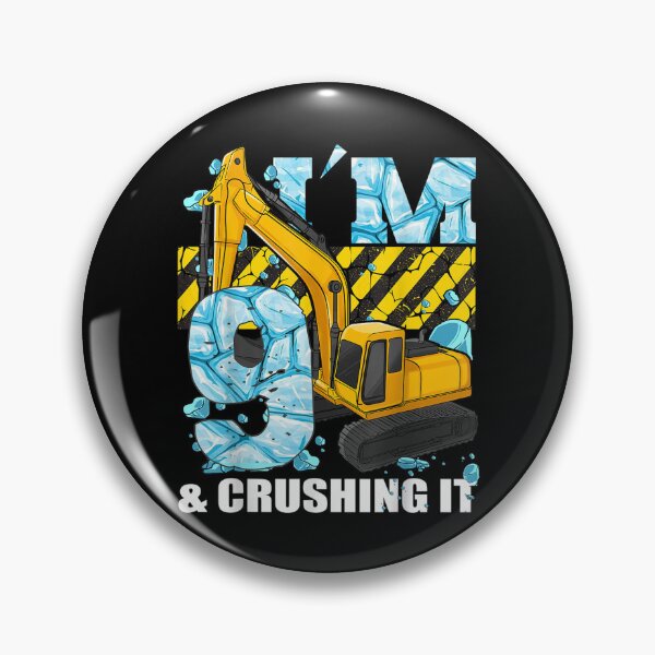 Item preview, I'm 9 And Digging It Being 9 Boys 9th Birthday Bulldozer Boy  designed and sold by 77tara.