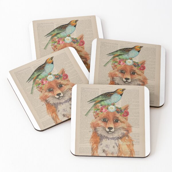 Item preview, Antiquarian Book Fox Print designed and sold by hskye7.