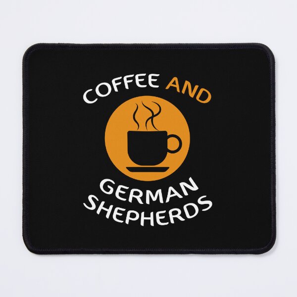 Item preview, Coffee And German Shepherds designed and sold by Animal Paw Designs.