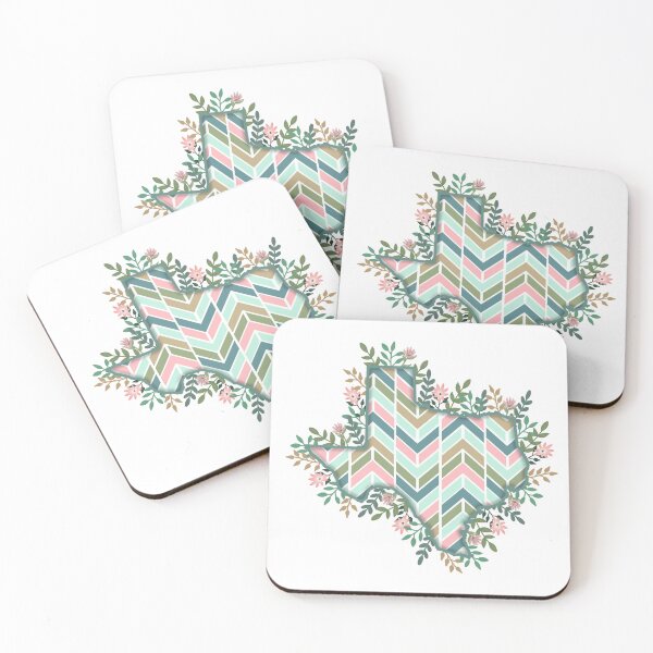 Item preview, Colorful Chevron Floral Texas designed and sold by CDBCreations.