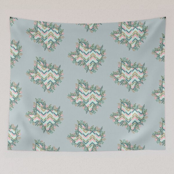 Item preview, Colorful Chevron Floral Texas designed and sold by CDBCreations.