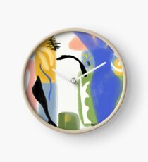 Matisse Inspired Paper Cut Clock