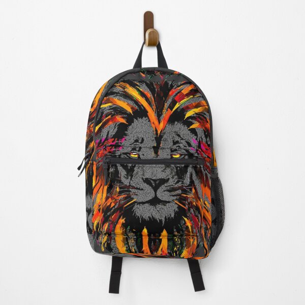 Item preview, Orange Lion Head - Lion Portrait - Tigazprint designed and sold by BigWildKiwi.