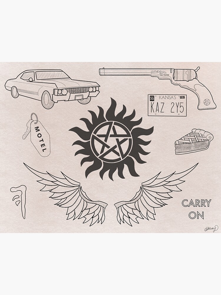 Supernatural Stickers for Sale  Love stickers, Stickers, Supernatural  tattoo