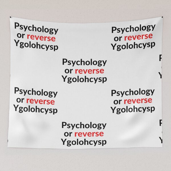 Item preview, Psychology or reverse Ygolohcysp (Psychology) designed and sold by RobbiesMusic.